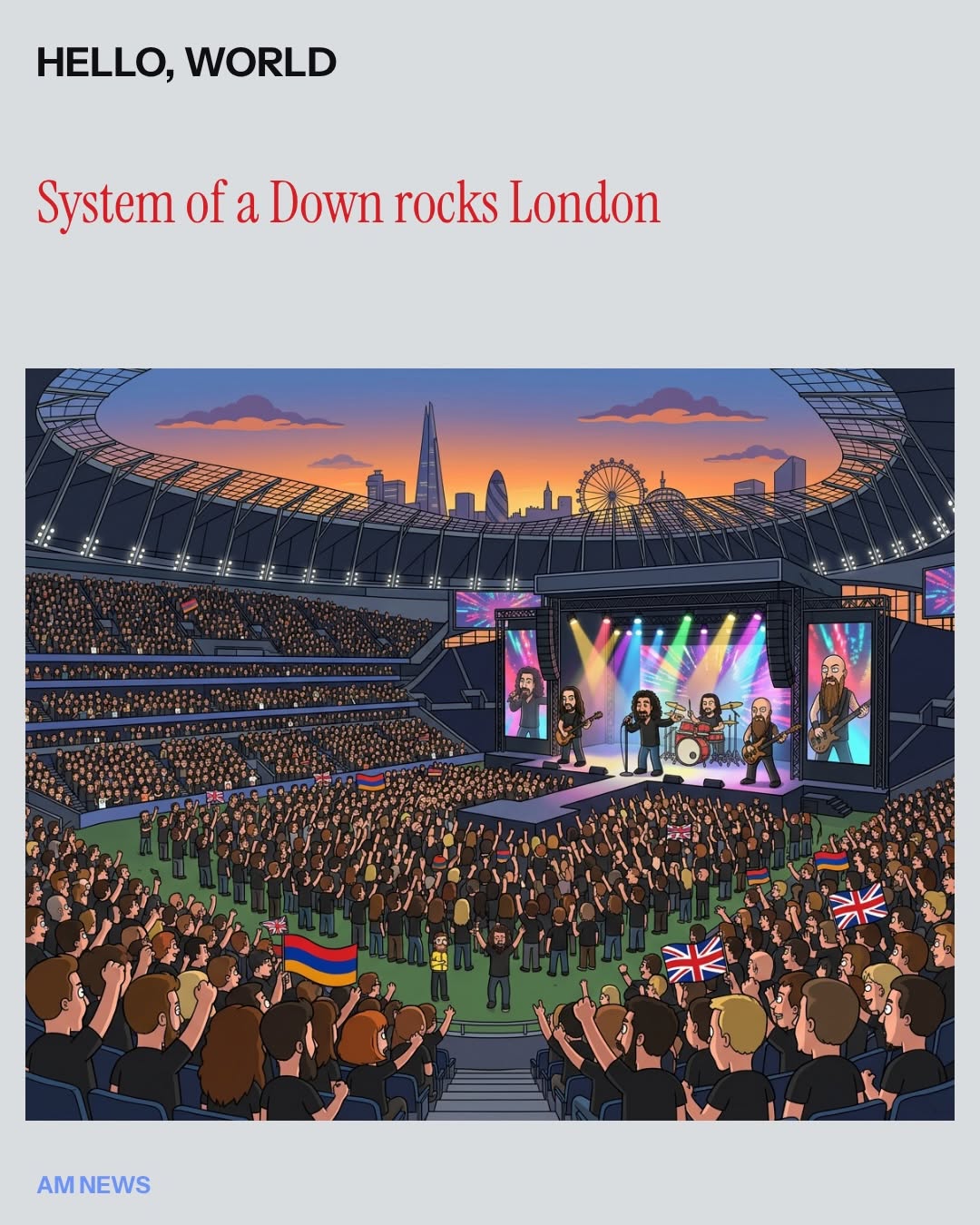 From Los Angeles to London — Armenian roots